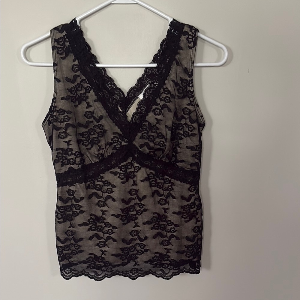 Worthington Black Lace Top